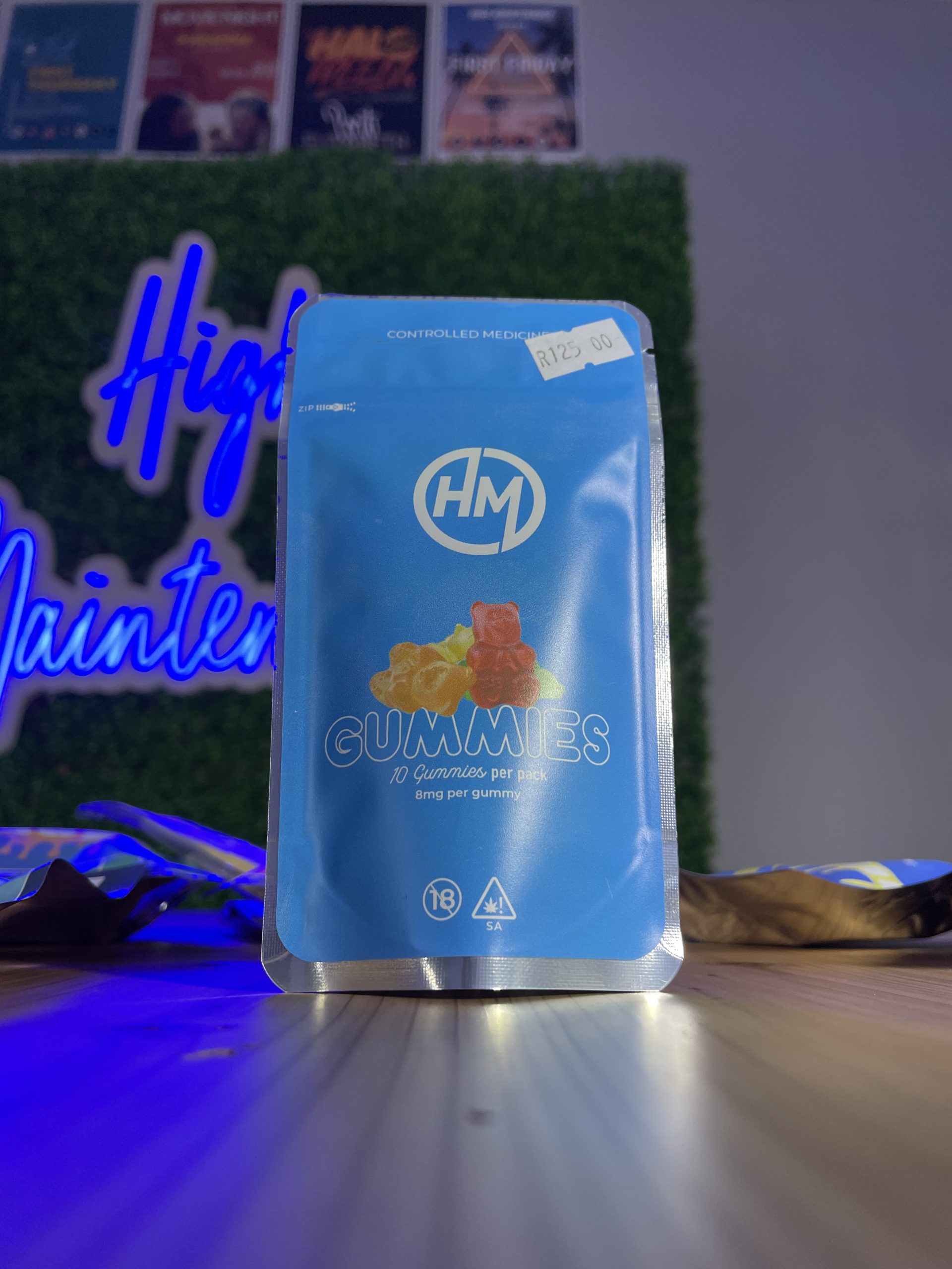 GUMMIES (10 PACK) – 8mg each – R125