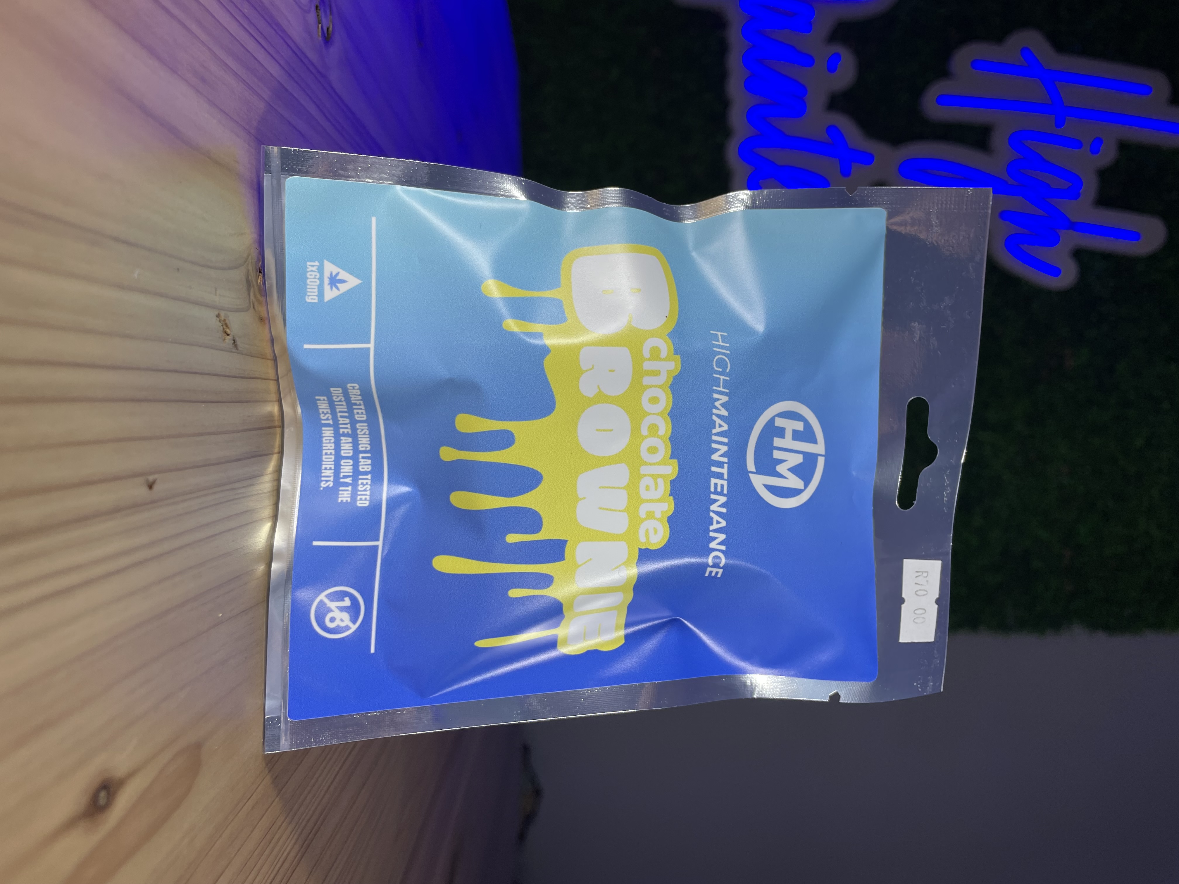 CHOCOLATE BROWNIE – 60mg – R70