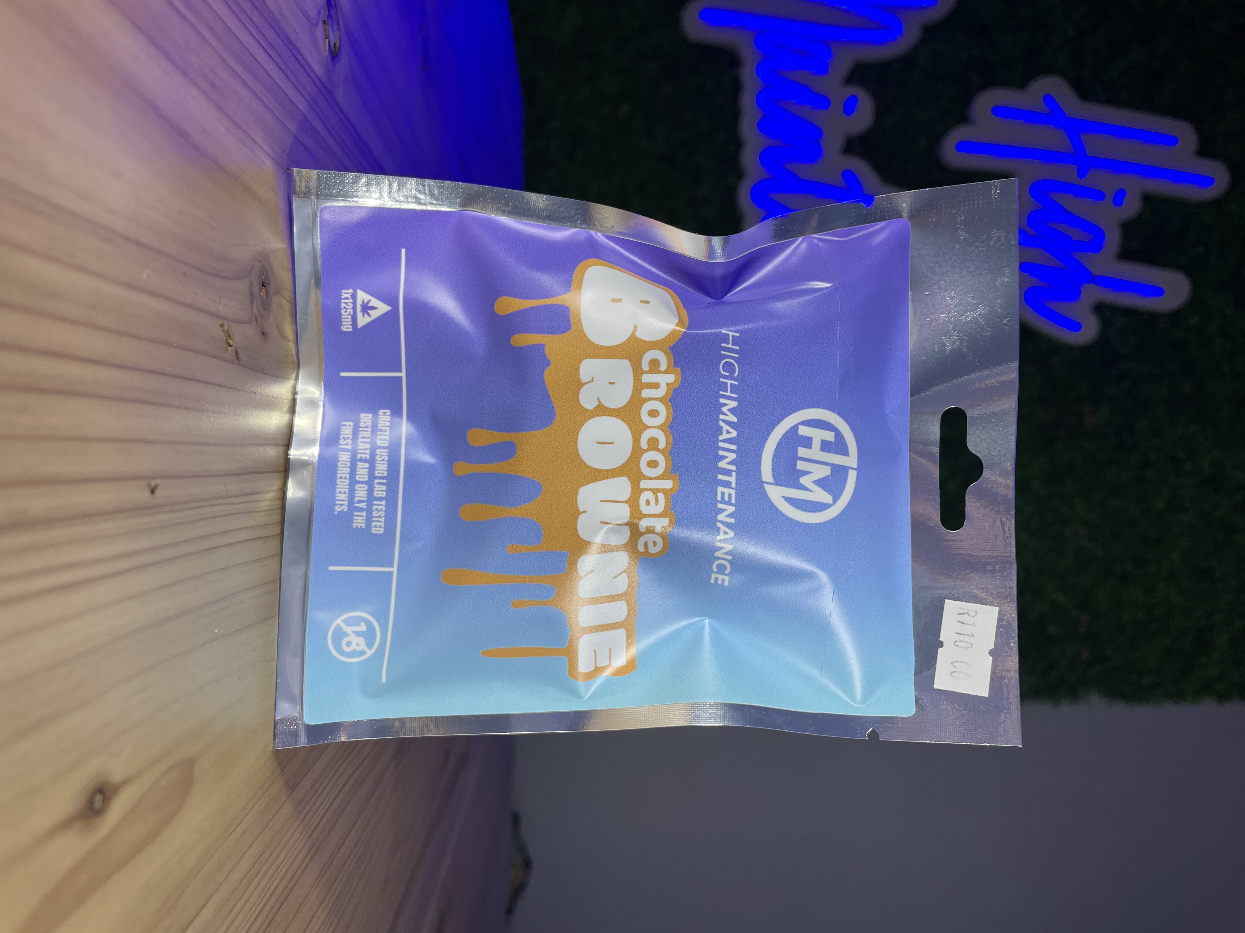 CHOCOLATE BROWNIE – 125mg – R110