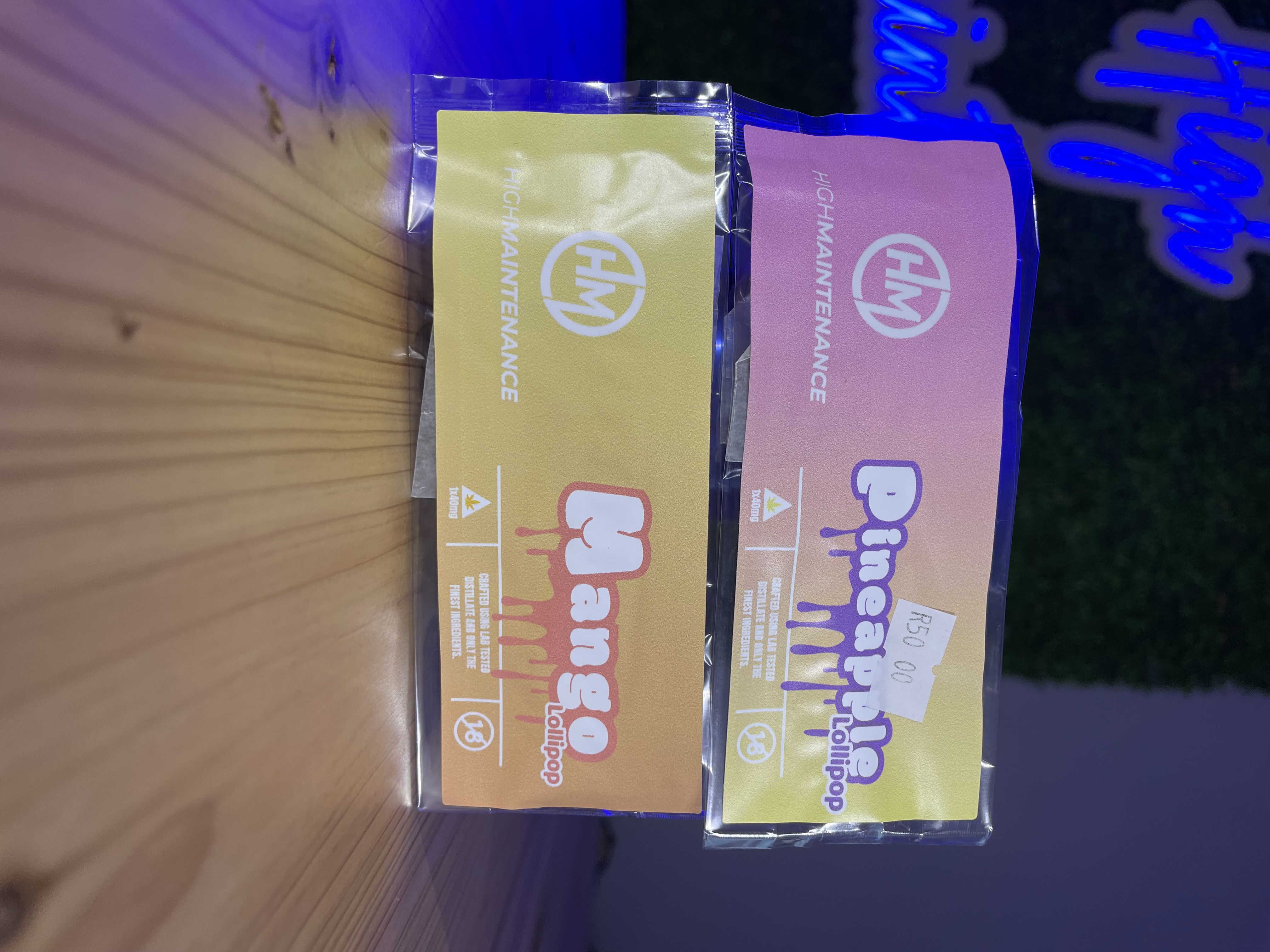 INFUSED LOLLIPOPS – 40mg – R50