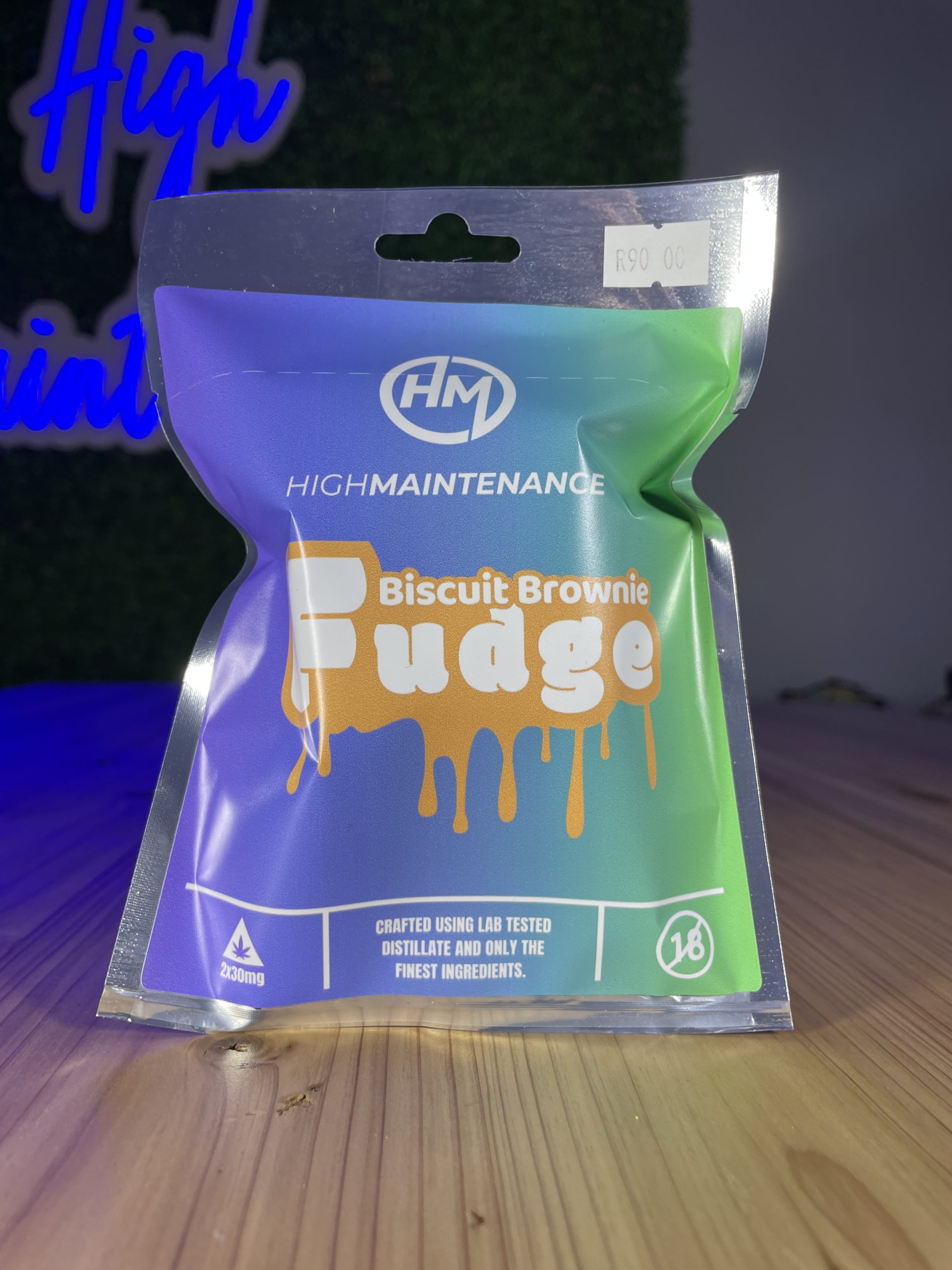 BISCUIT BROWNIE FUDGE – 60mg – R90