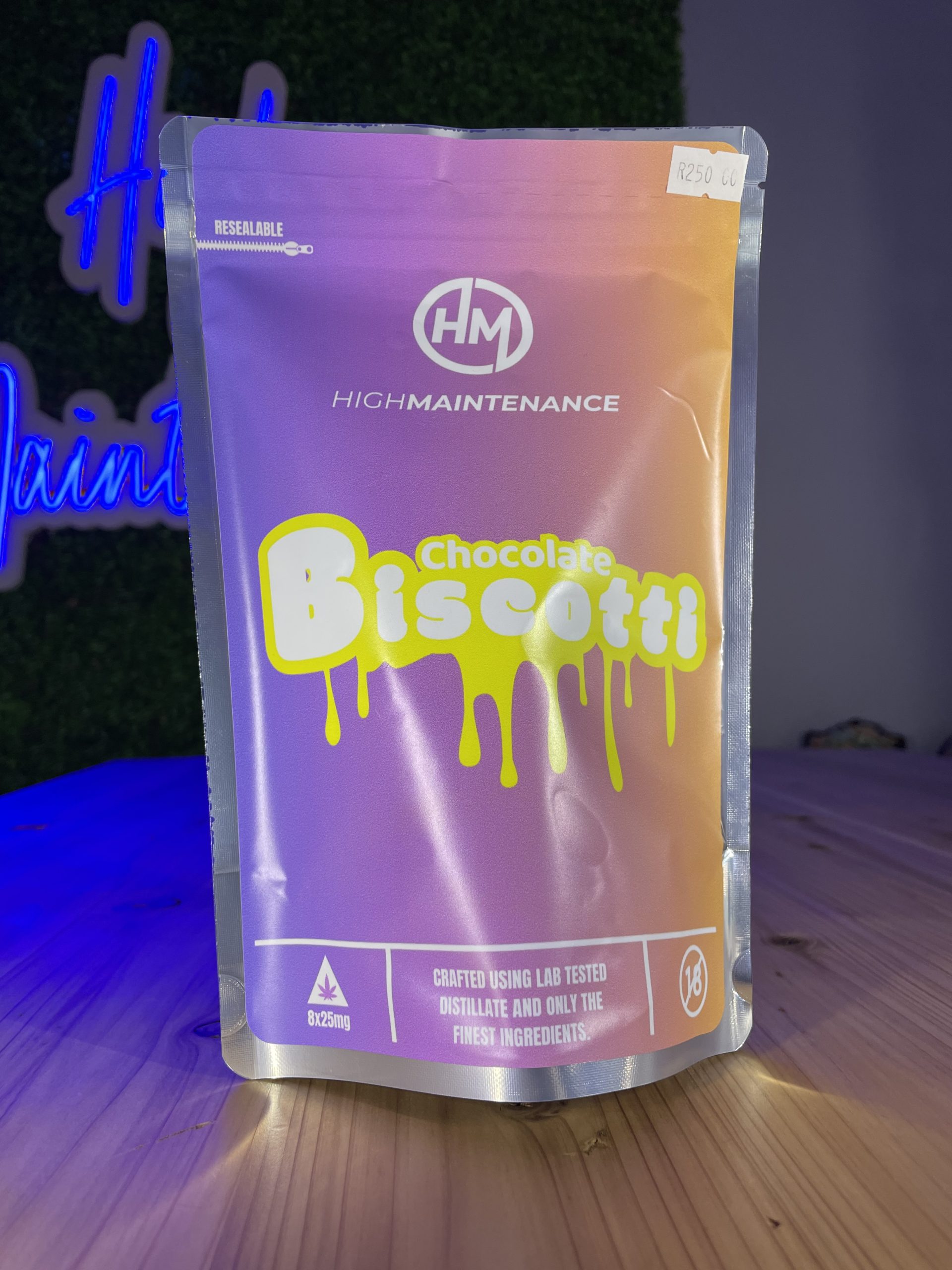 DOUBLE CHOCOLATE BISCOTTI – 200mg – R250