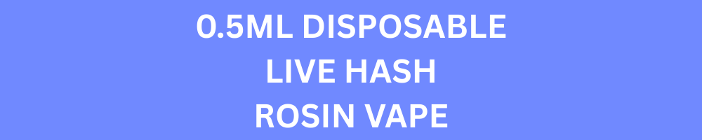 0.5ML DISPOSABLE LIVE HASH ROSIN VAPE – HYBRID – R600